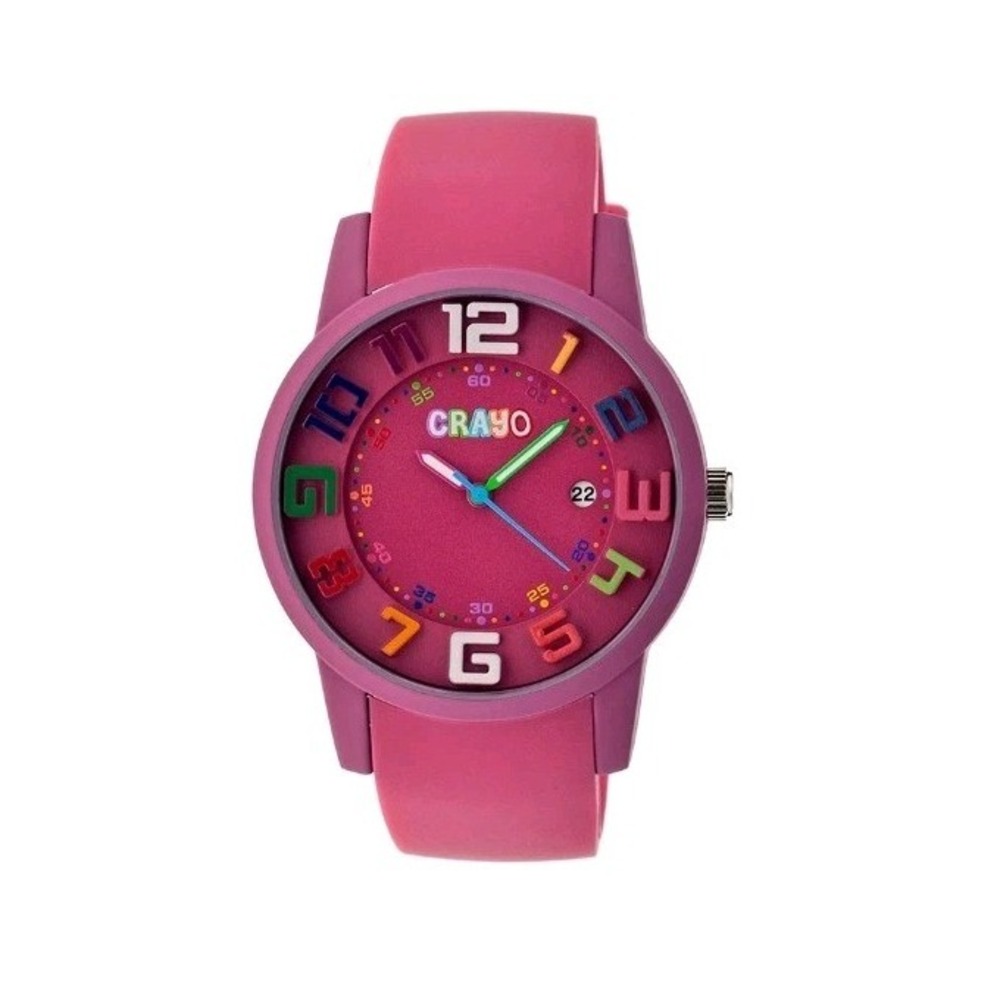 CRAYO Festival Unisex Watch - Fuchsia